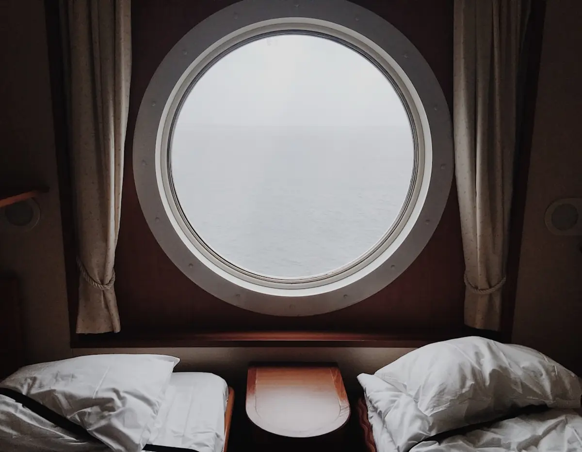 Comfortable twin-share liveaboard cabin aboard a Raja Ampat dive boat